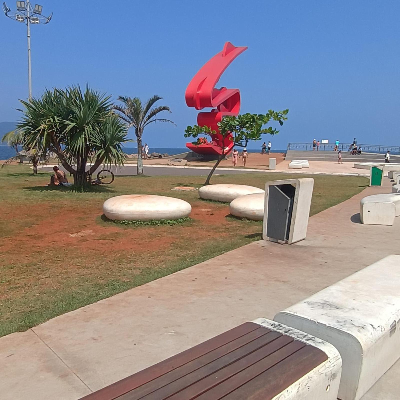 Pe Na Areia Apartman Santos Kültér fotó