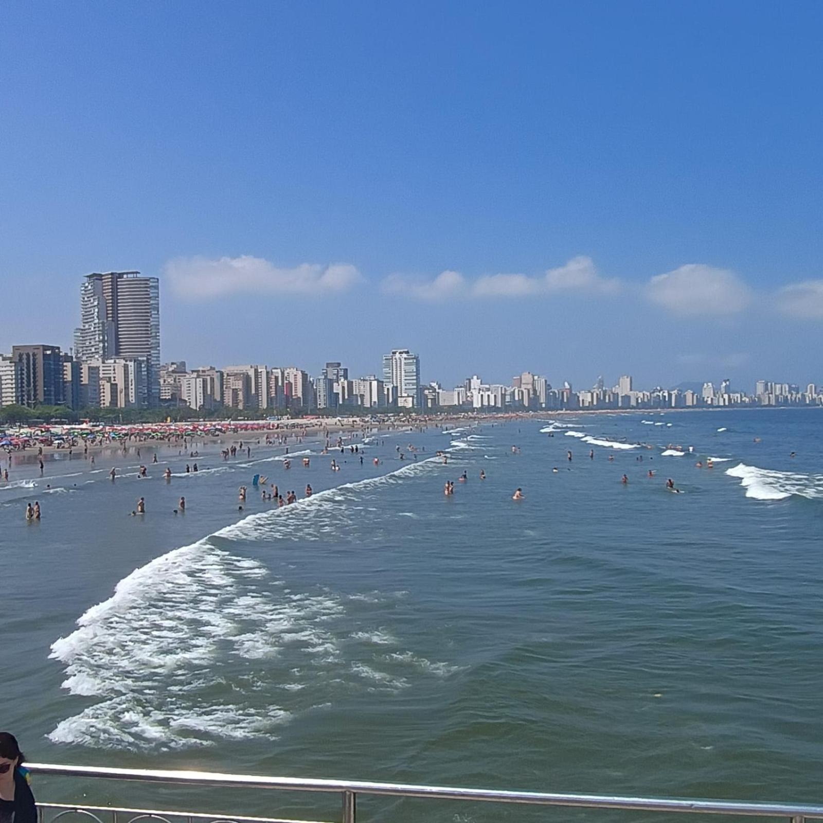 Pe Na Areia Apartman Santos Kültér fotó