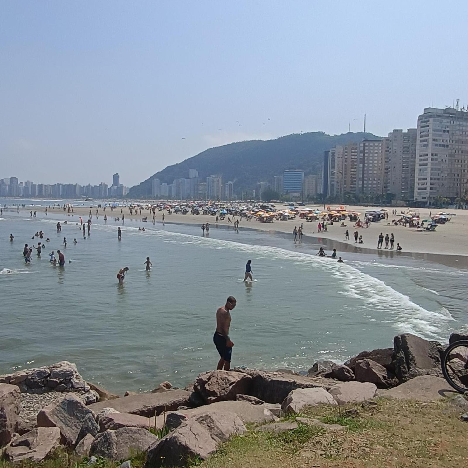 Pe Na Areia Apartman Santos Kültér fotó